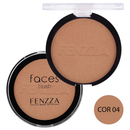 Blush Compacto Fenzza Faces - Super Fininho e Ultra Pigmentado