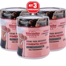 Gel Redutor de Medidas Pimenta Negra 200g - Anti-Celulite e Firmador