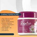 Máscara Facial de Rosa Mosqueta 3 em 1 Rosativ - Abelha Rainha 55g