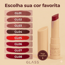 Batom Bala Glass Creamy Matte - Ruby Rose