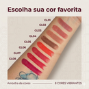 Batom Bala Glass Creamy Matte - Ruby Rose
