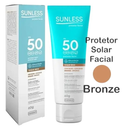 Protetor Solar Facial Sunless FPS 50 - 60g Toque Seco - Original Envio Imediato