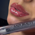 Lip Gloss Volumoso Lady Beauty - Efeito Preenchedor com Ácido Hialurônico